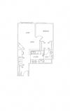 Unit B (1 Bed, 1 Bath)